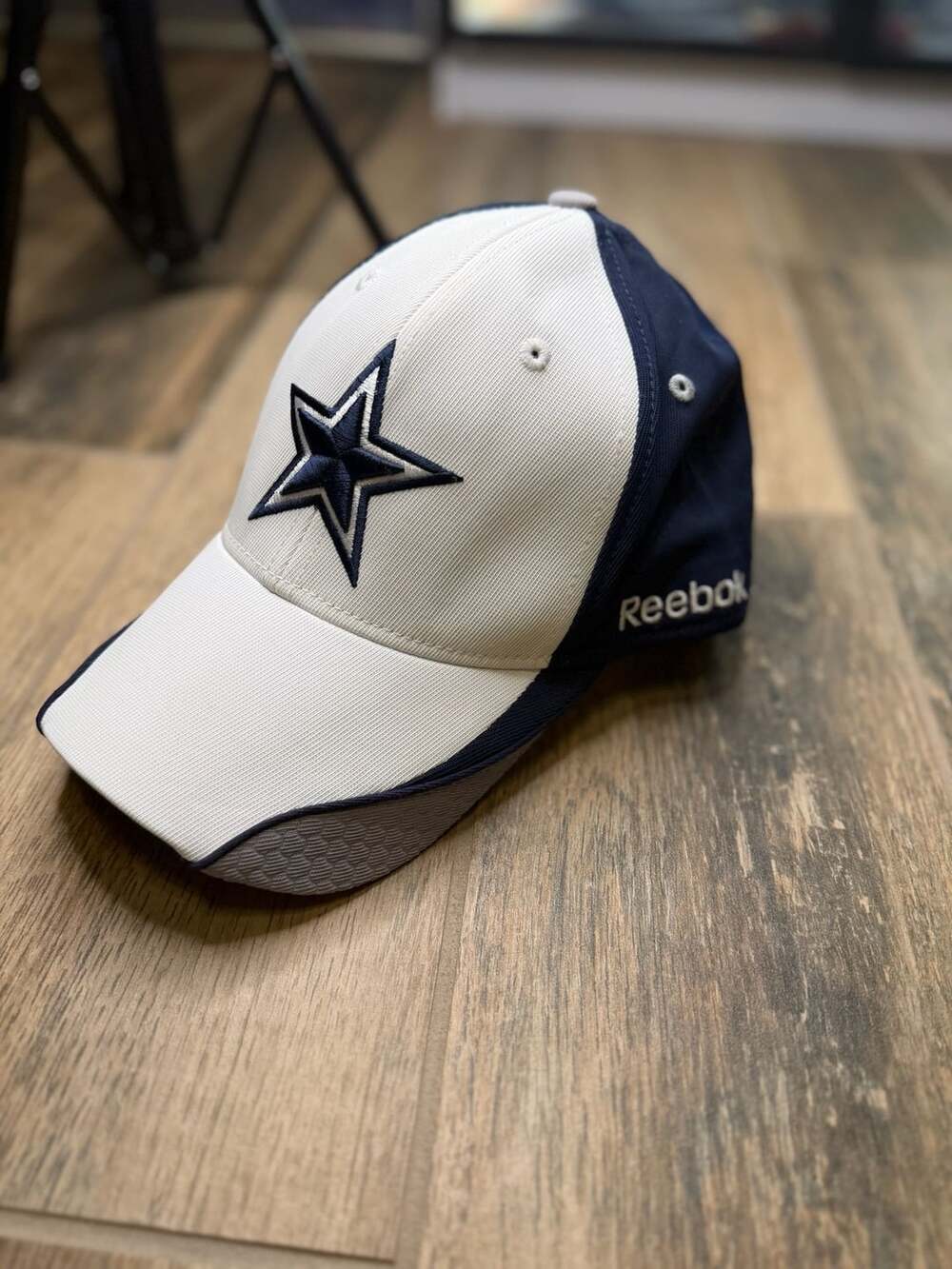 Reebok Dallas Cowboys NFL Hat Size L Blue White Cap